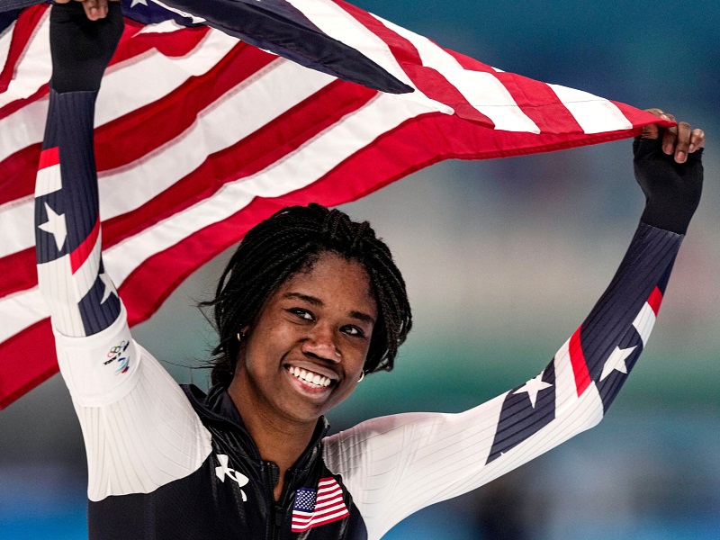 Erin Jackson Makes Speed Skating History in 500m